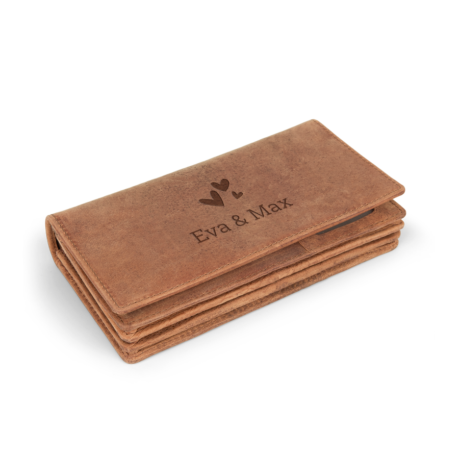 Personalised leather purse | YourSurprise