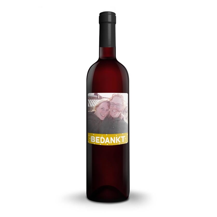 Wijn met bedrukt etiket - Mwa De Meler Somontano