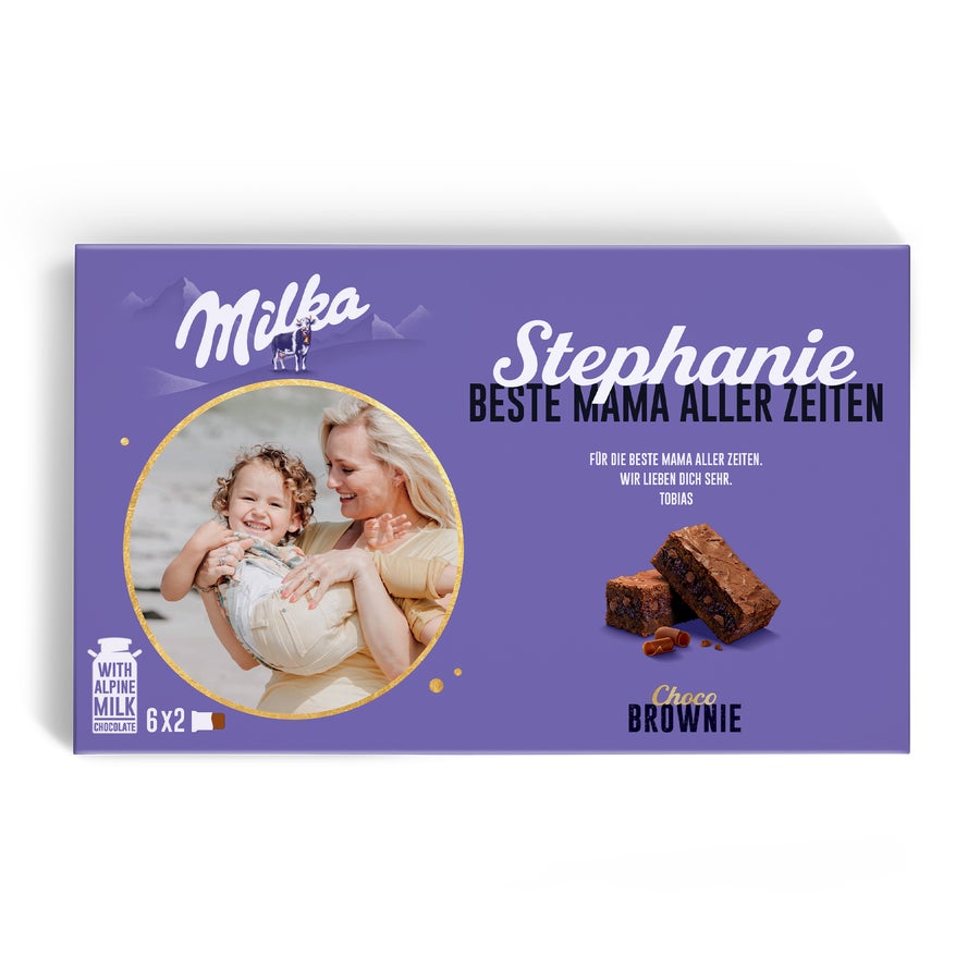 Personalisierte Milka Choco Brownie