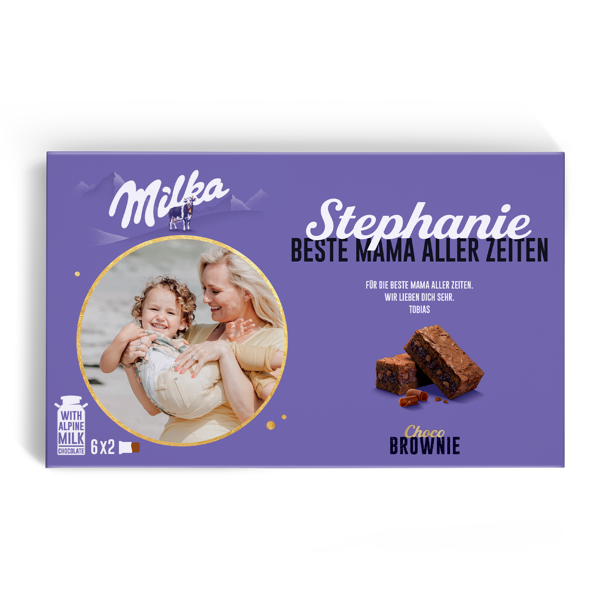 Personalisierte Milka Choco Brownie