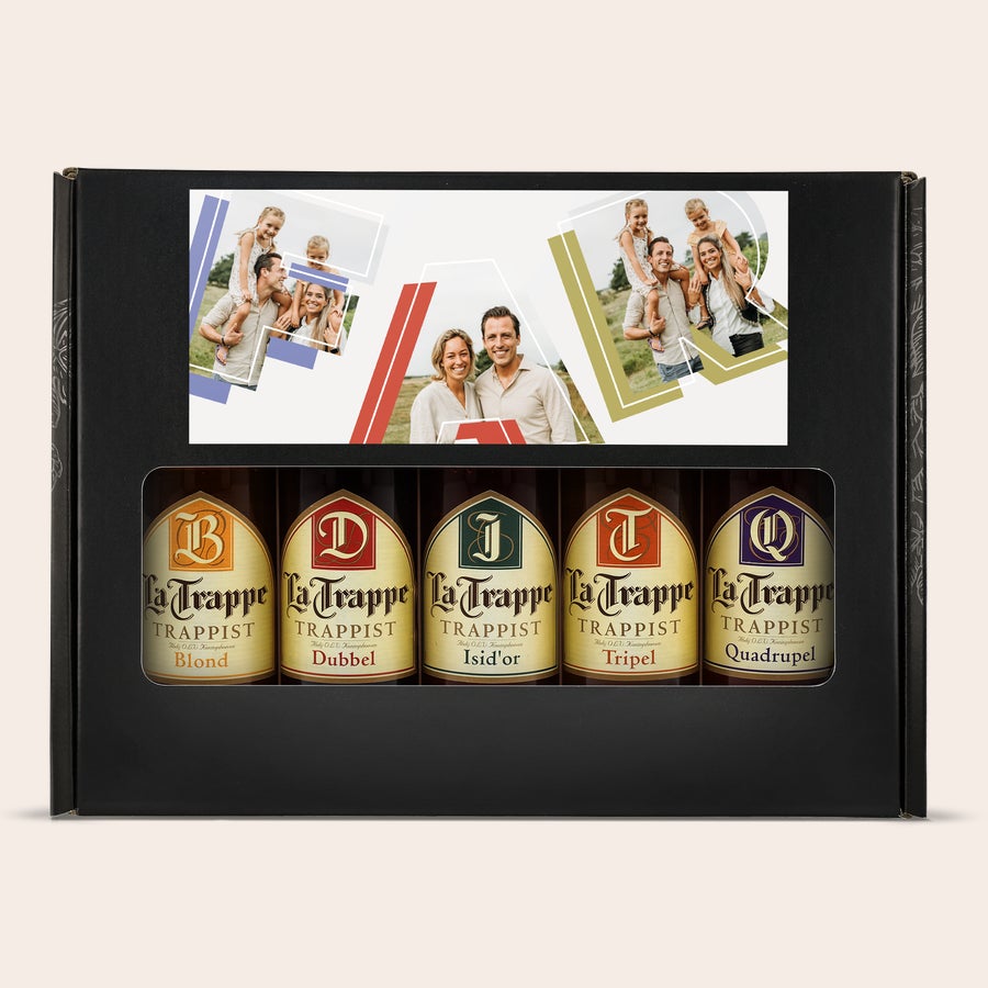 Øl gaveæske med billede - Belgisk øl Øl gaveæske med billede - Belgisk øl