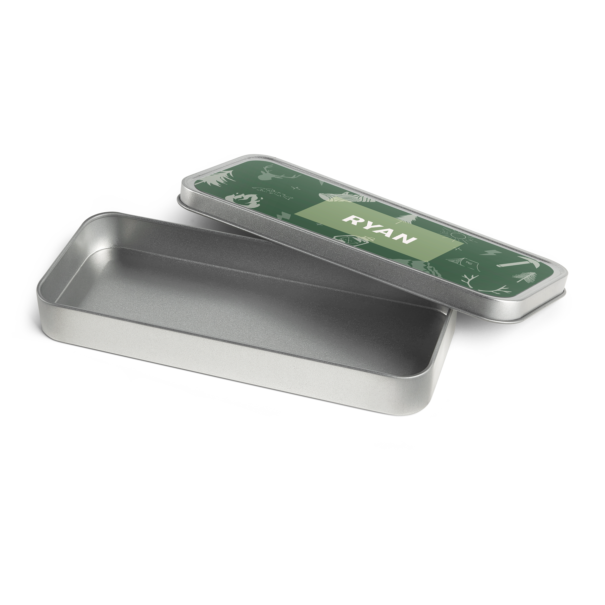 Personalised pencil tin