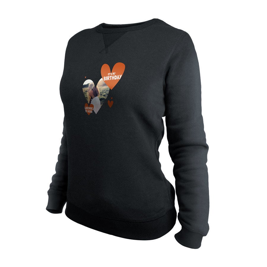 Sweatshirt personalizada - Mulheres - Preto