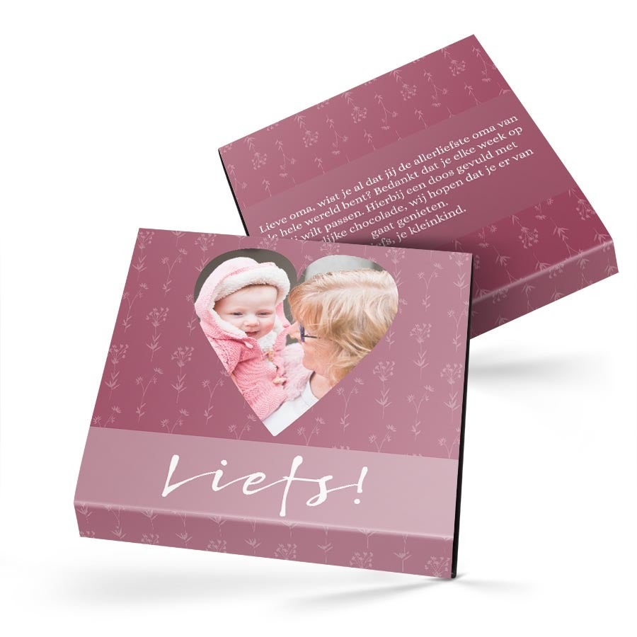 Luxe bonbon giftbox bedrukken (49 stuks)
