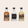 Degustazione di alcolici in miniatura - Vodka - Rum - Whisky Degustazione di alcolici in miniatura - Vodka - Rum - Whisky