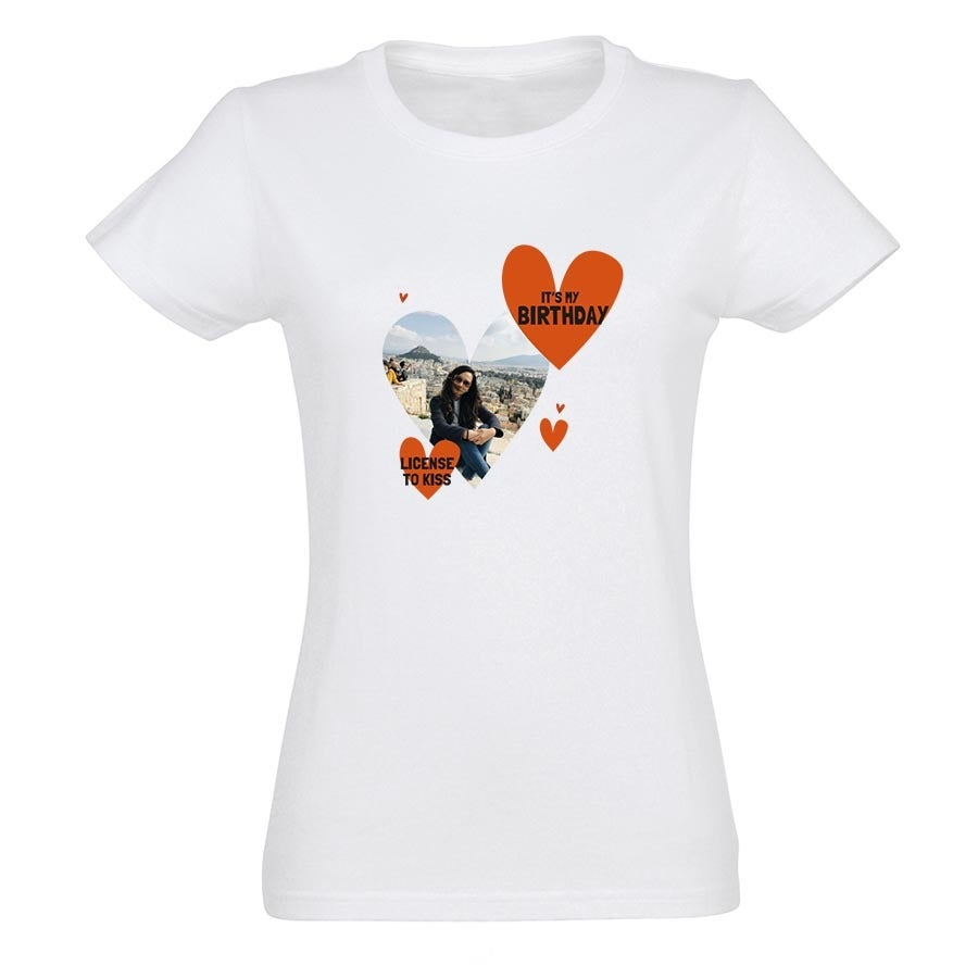 Individuellbekleidung - T Shirt bedrucken Damen Weiß S - Onlineshop YourSurprise
