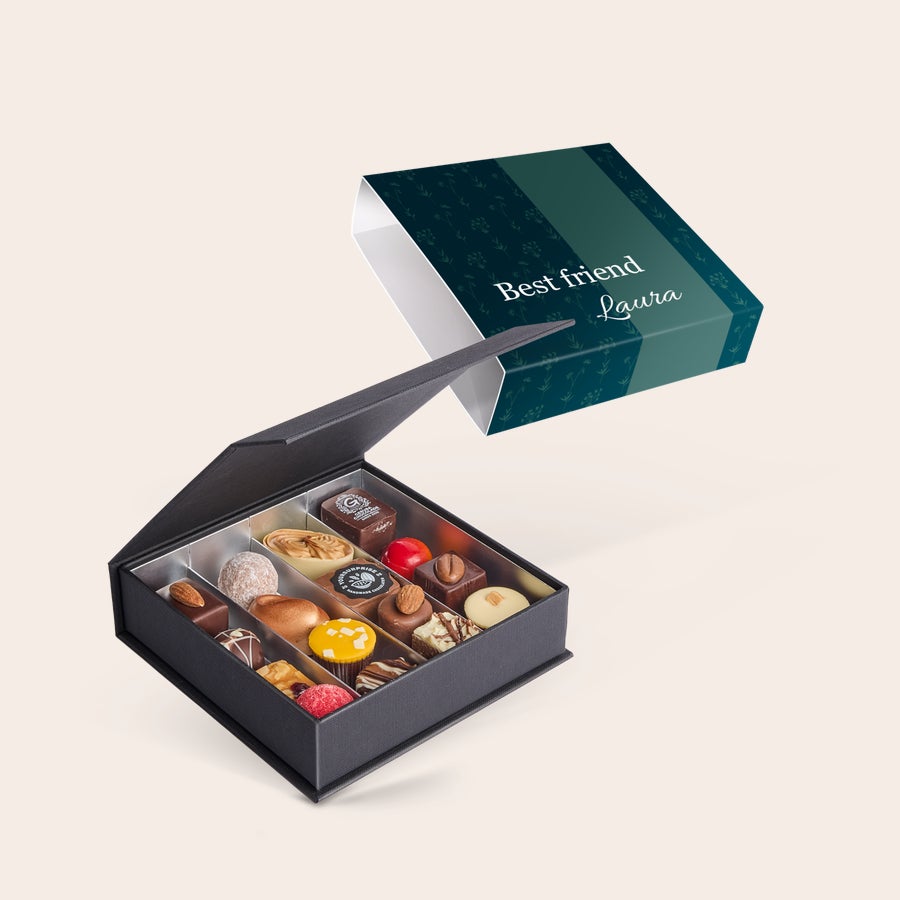 Luxe bonbons in gepersonaliseerde doos