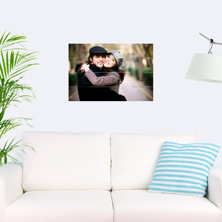 Impression photo sur bois - planches (60 x 40 cm)