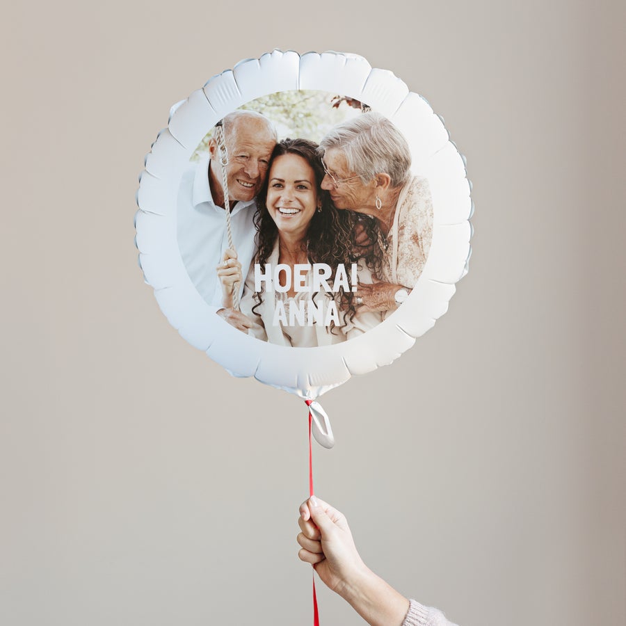 Moeras vingerafdruk kiezen Ballon met foto | YourSurprise