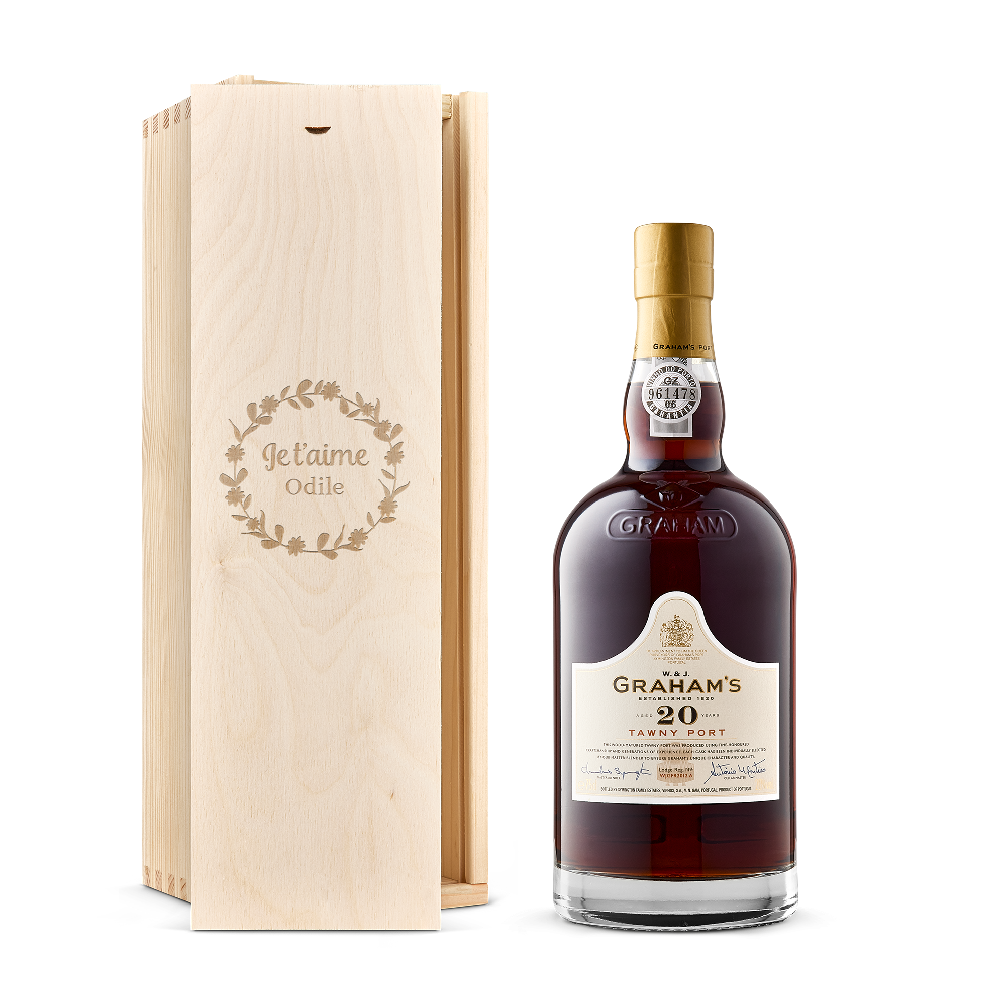 Porto Graham's Tawny 20 ans - Coffret gravé