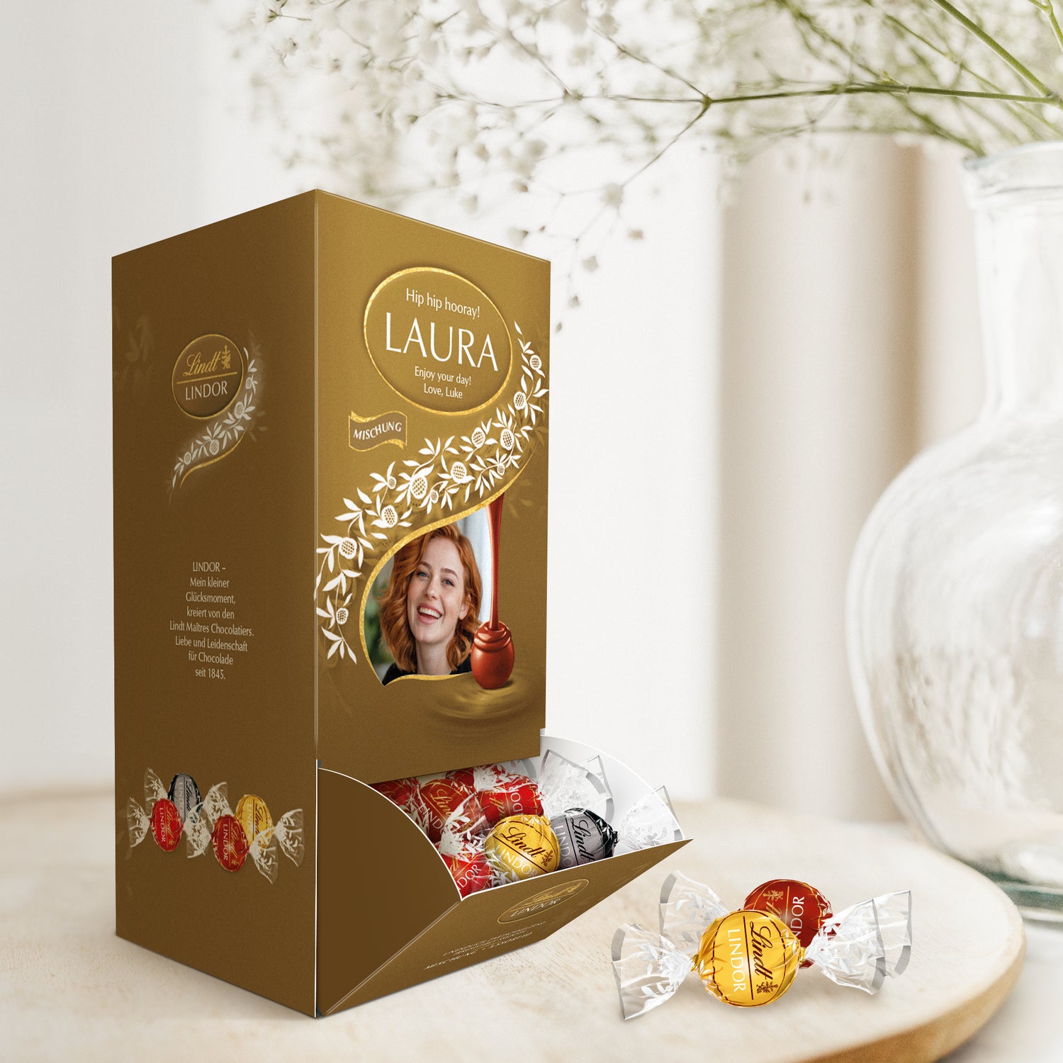 Lindt Assorted chocolate dispenser