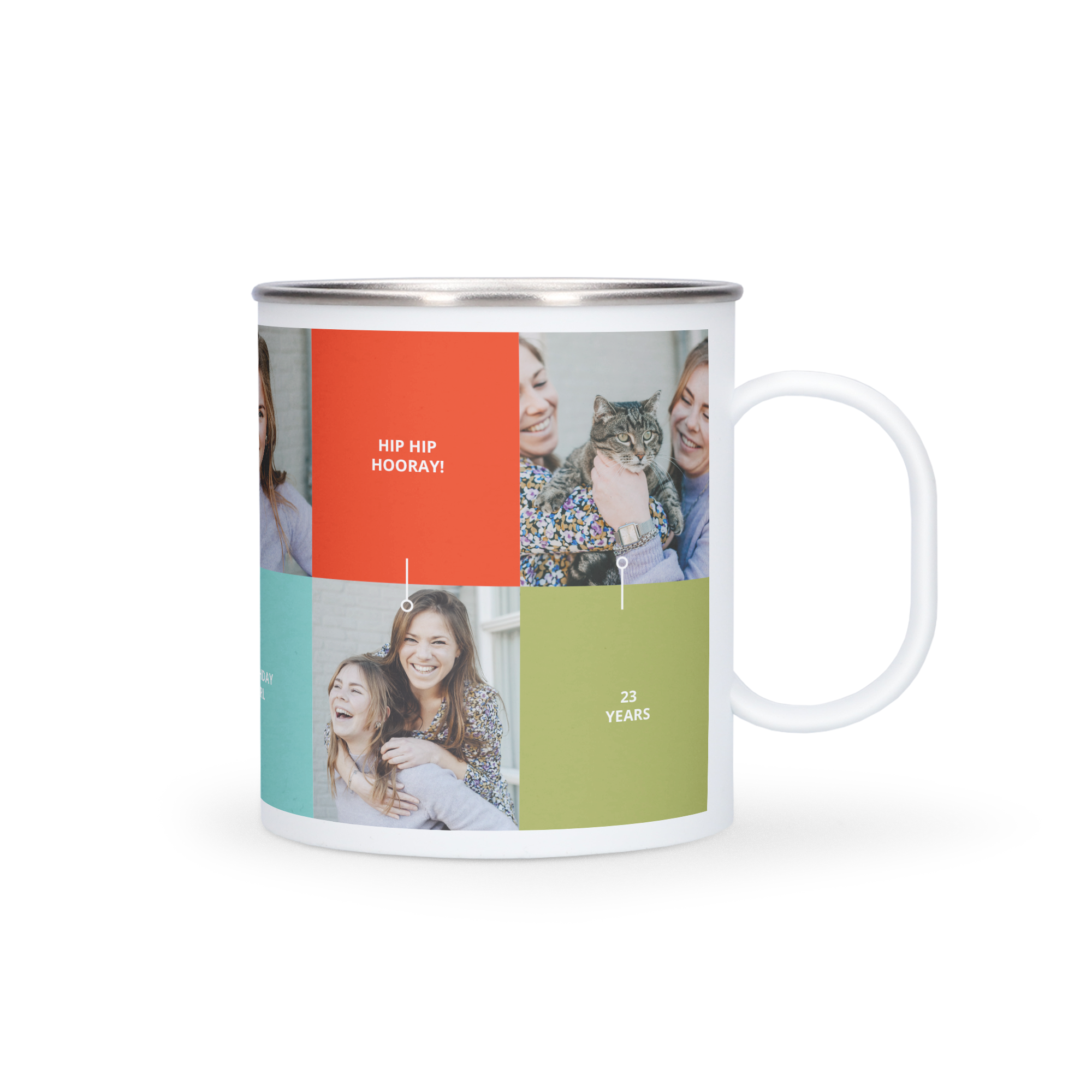 Caneca de aço personalizada