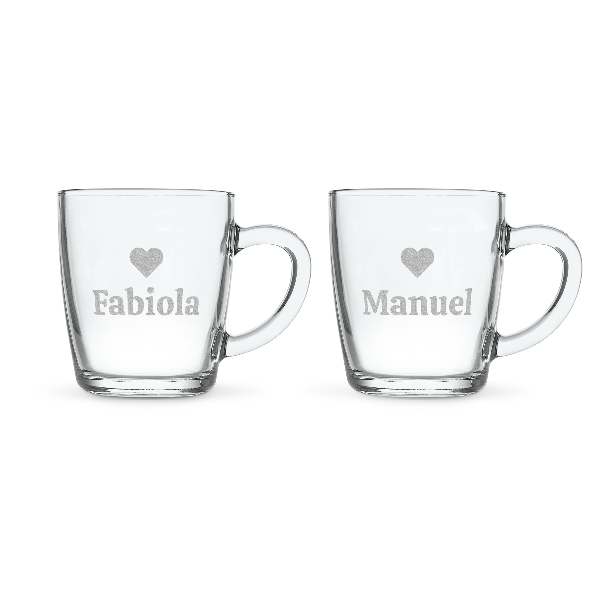 Engraved Glass Mugs