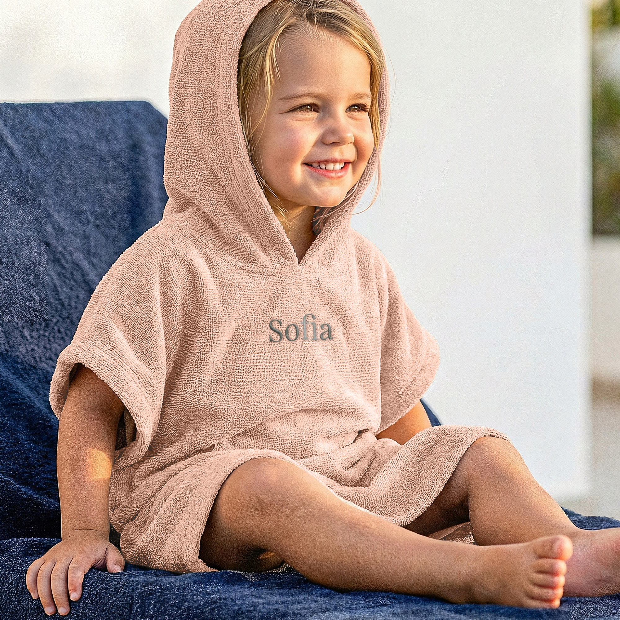 Poncho de bain enfant personnalisé