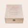 Caja de recuerdos de madera personalizada Caja de recuerdos de madera personalizada