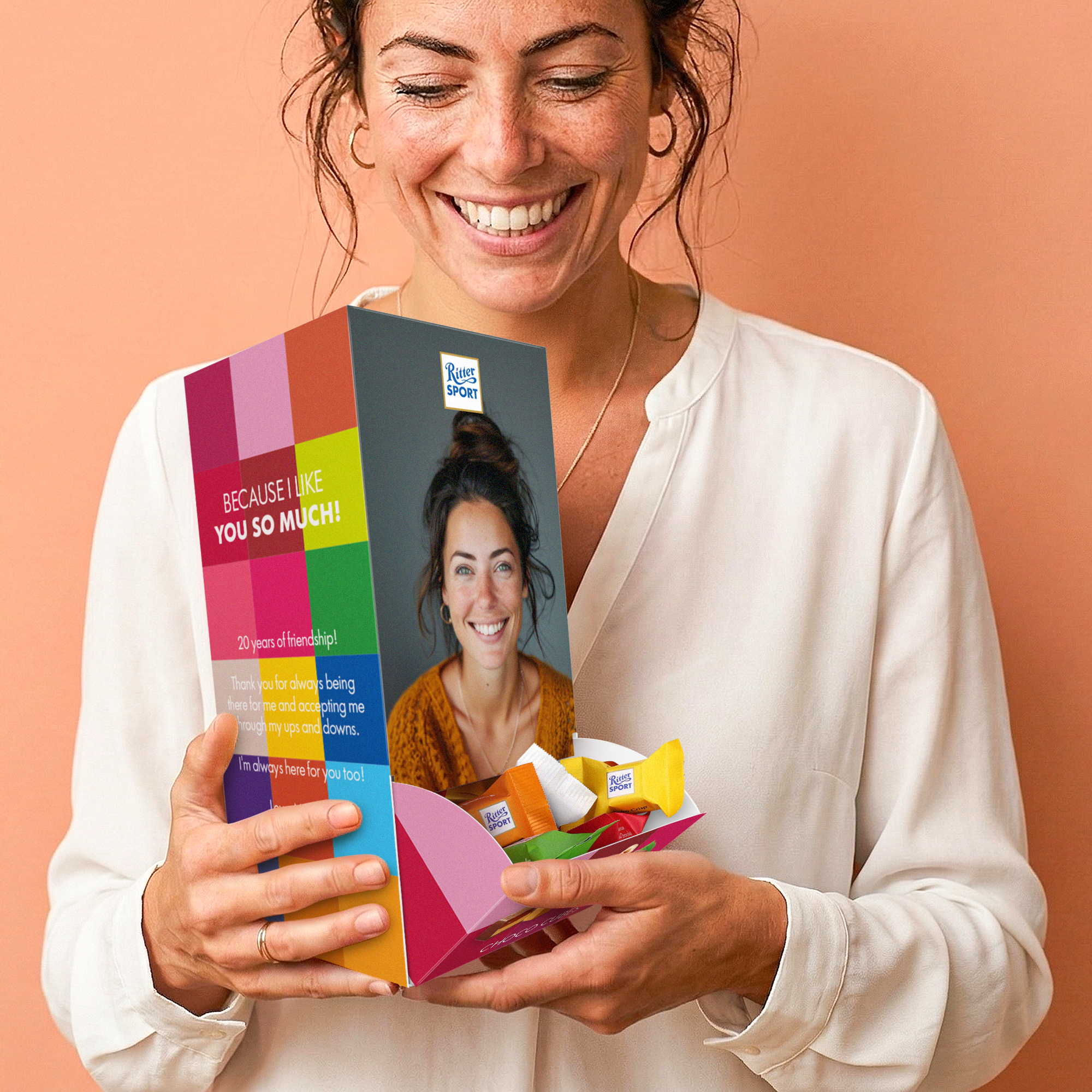 Personoitu Ritter Sport Mini Mix -annostelija