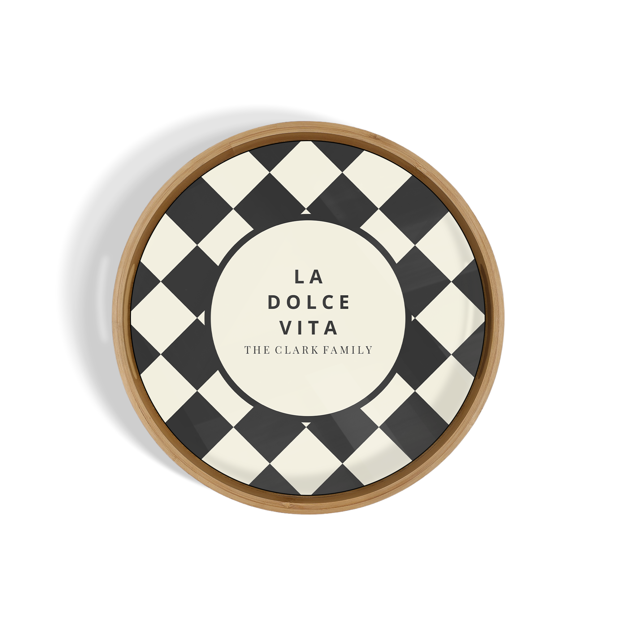 Personalised serving platter - Round