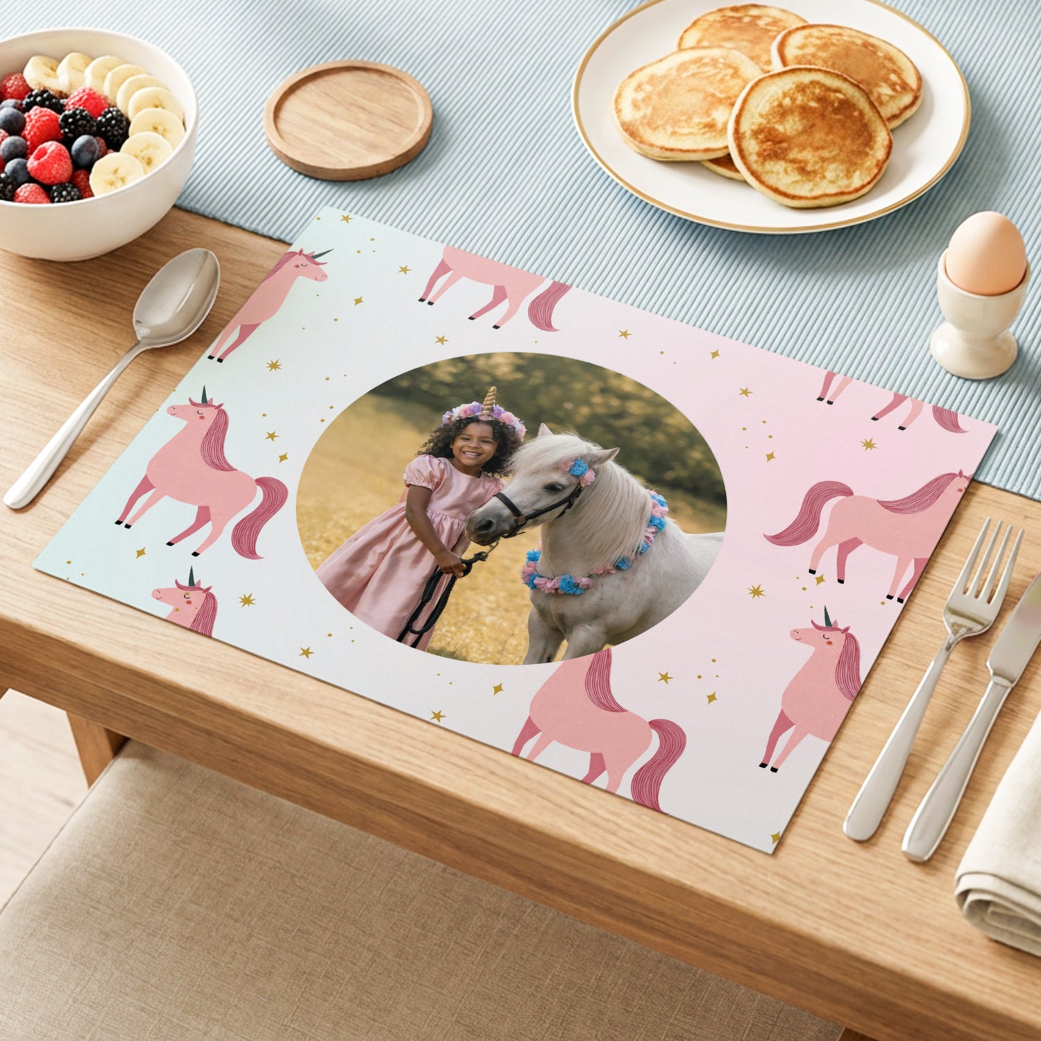 Personlige papirdækkeservietter - 8 stk.