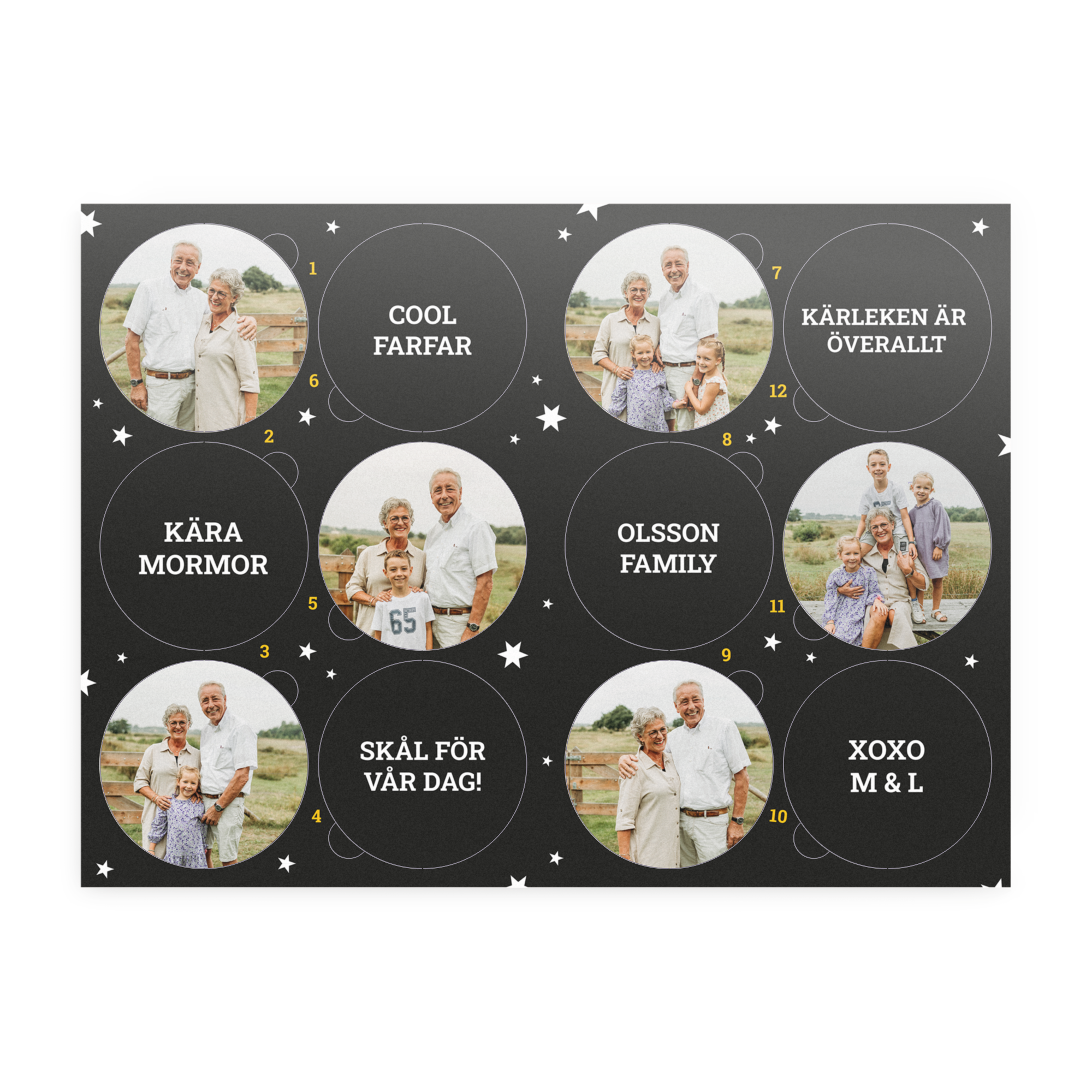 Personaliserad presentask med överraskningsöl - 12 flaskor