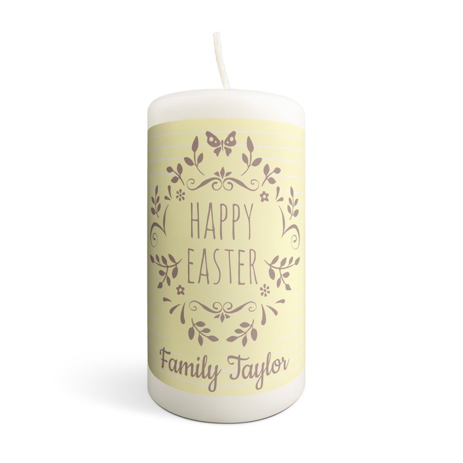 Personalised Candle - Easter