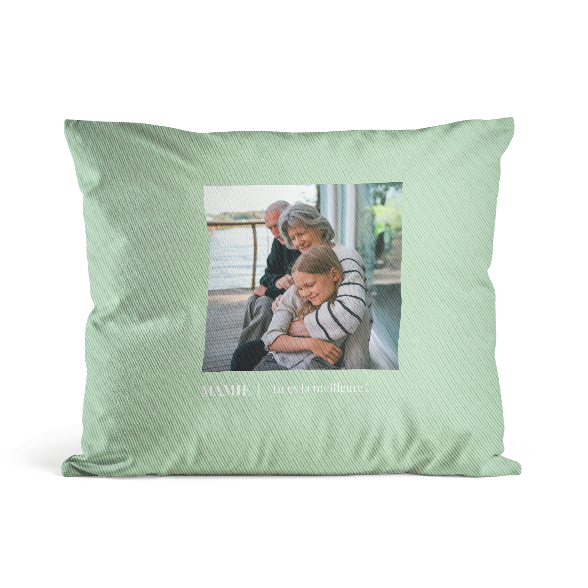 Coussin personnalisé photo