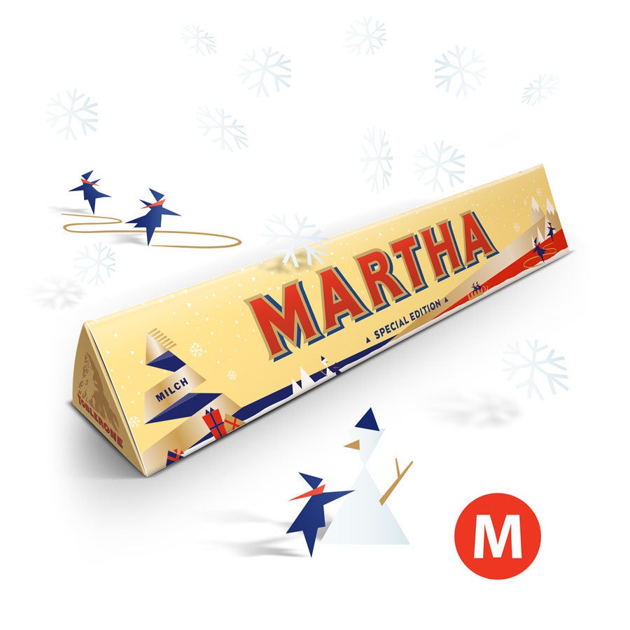 Toblerone personalisieren - Weihnachten Toblerone personalisieren - Weihnachten