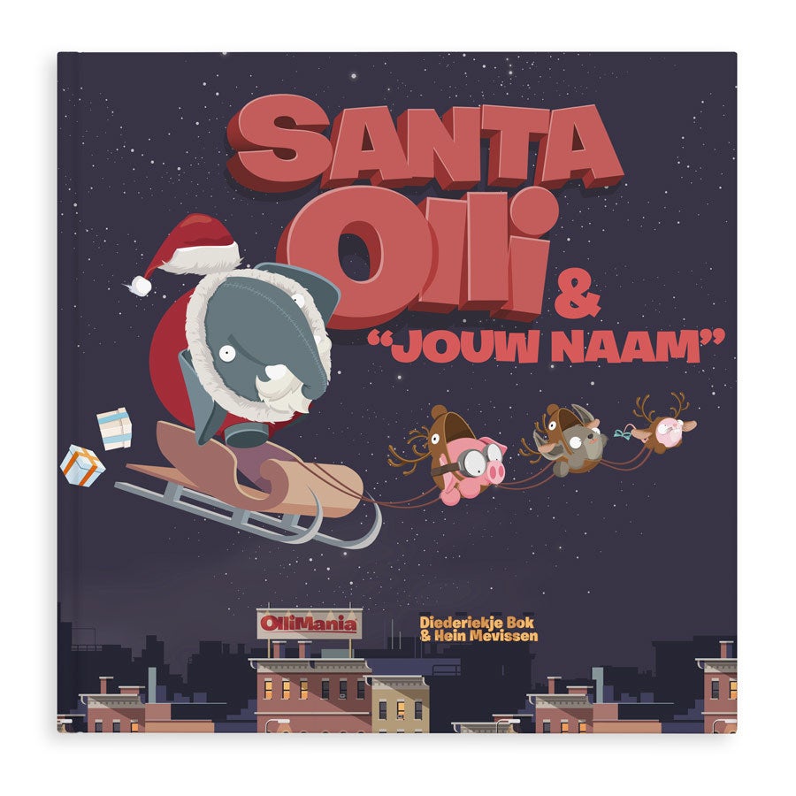 Boek met naam - Santa Olli XXL - Hardcover