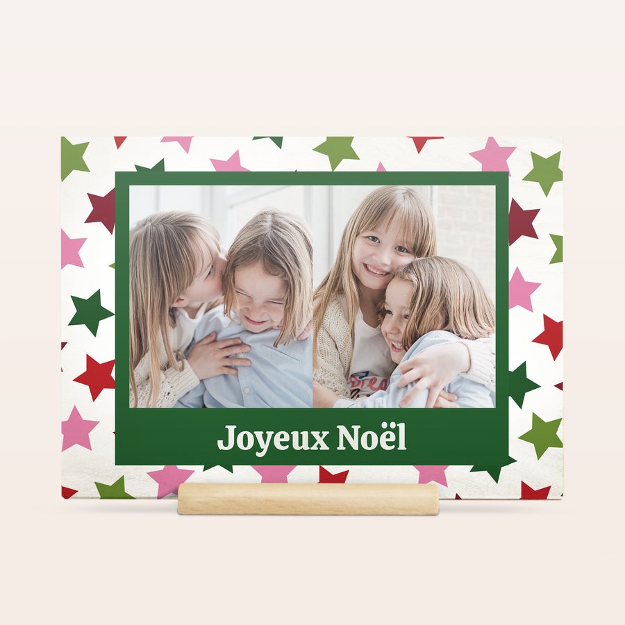 Carte de Noël en Bois Carte de Noël en Bois