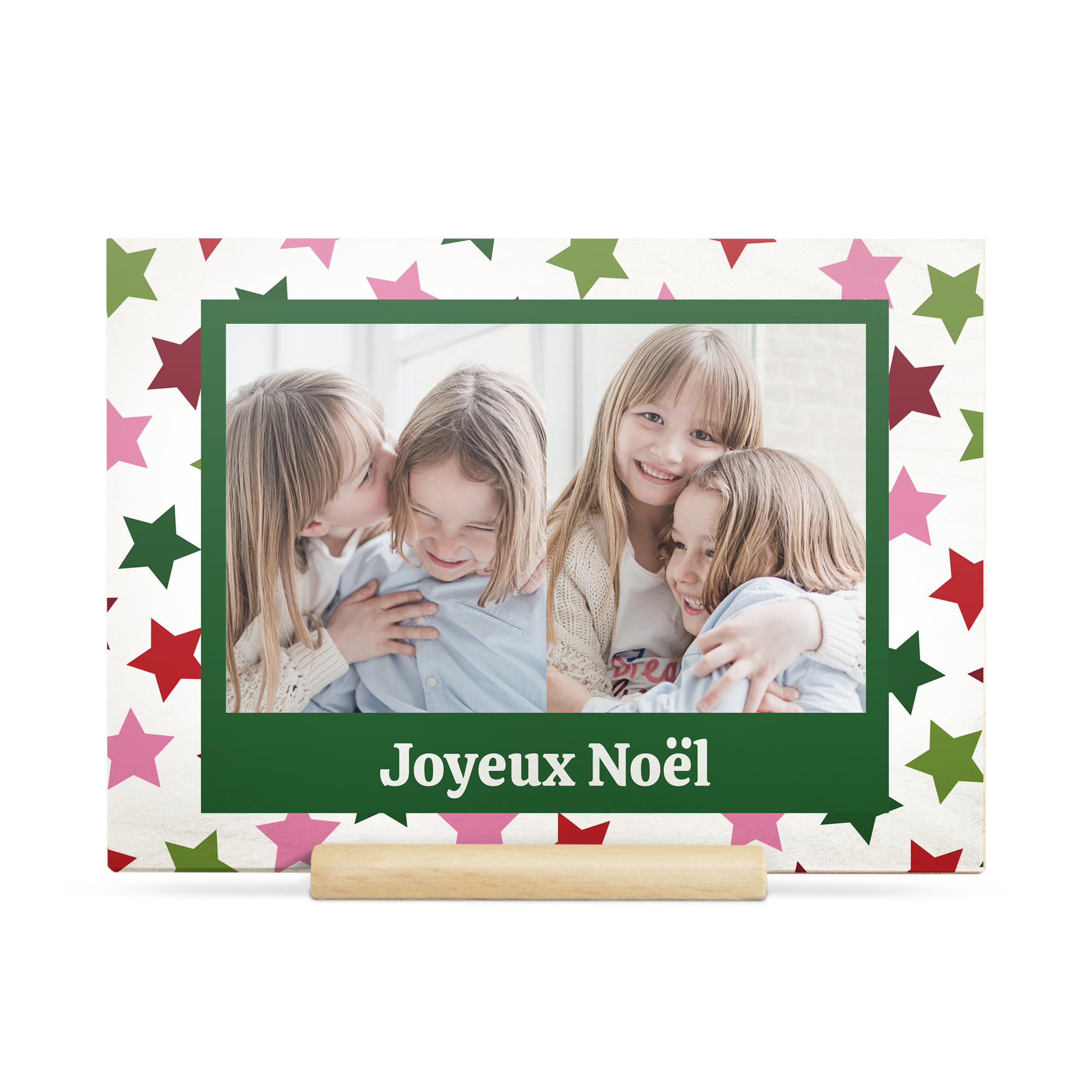 Carte de Noël en Bois