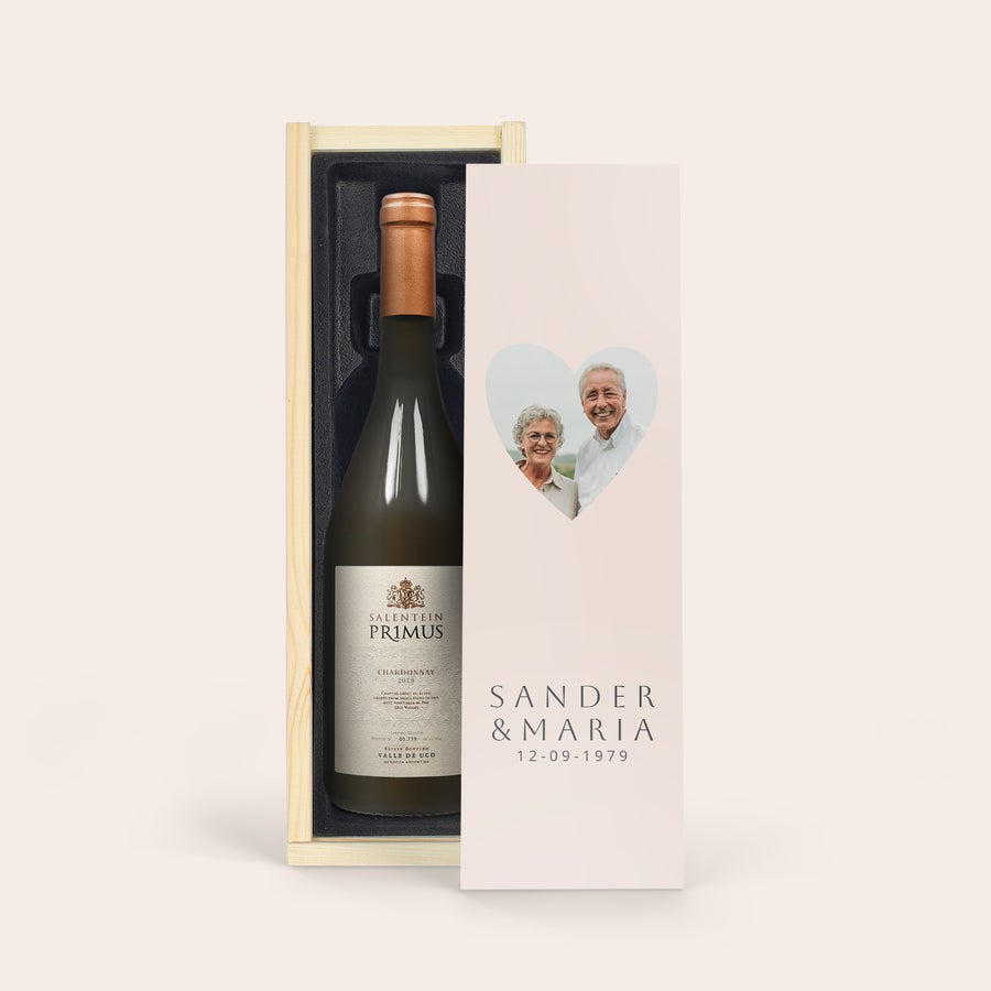 Wijn Salentein Primus Chardonnay personaliseren Wijn Salentein Primus Chardonnay personaliseren