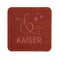 Leder Untersetzer