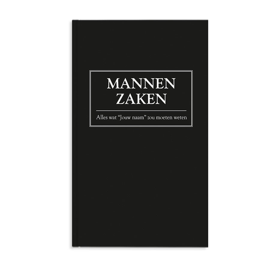 Boek "Mannenzaken" personaliseren