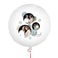 Ballon hélium avec photo et texte