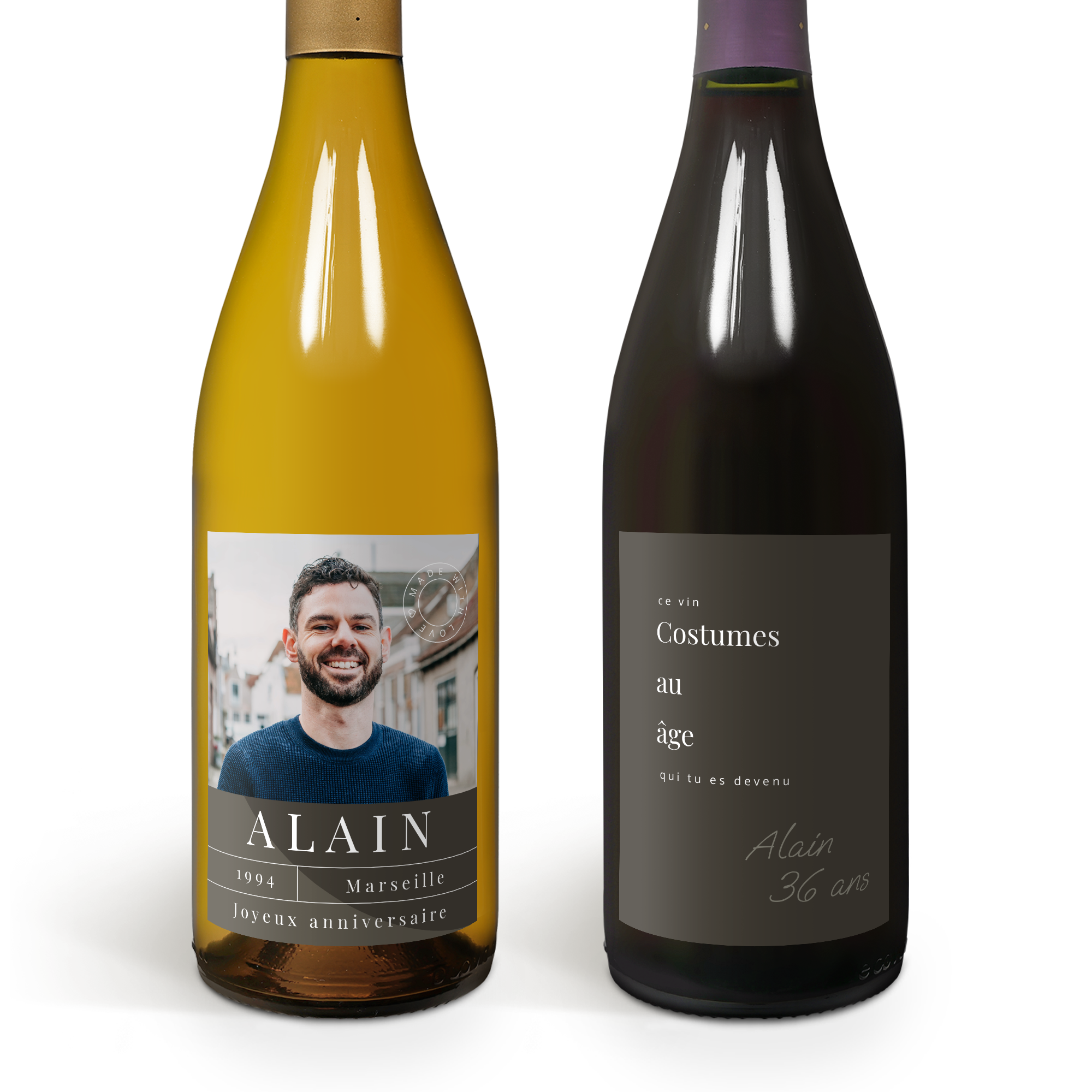 Coffret vin Salentein Pinot Noir & Chardonnay personnalisé