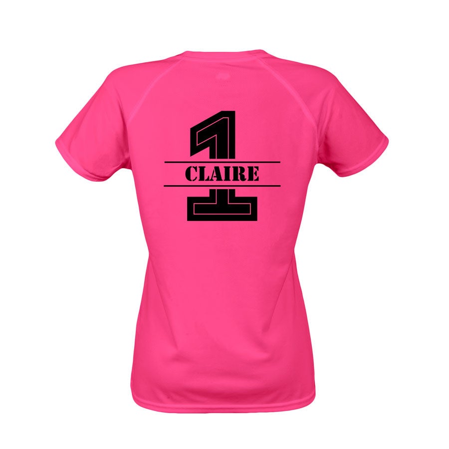T-shirt d'équipe rose