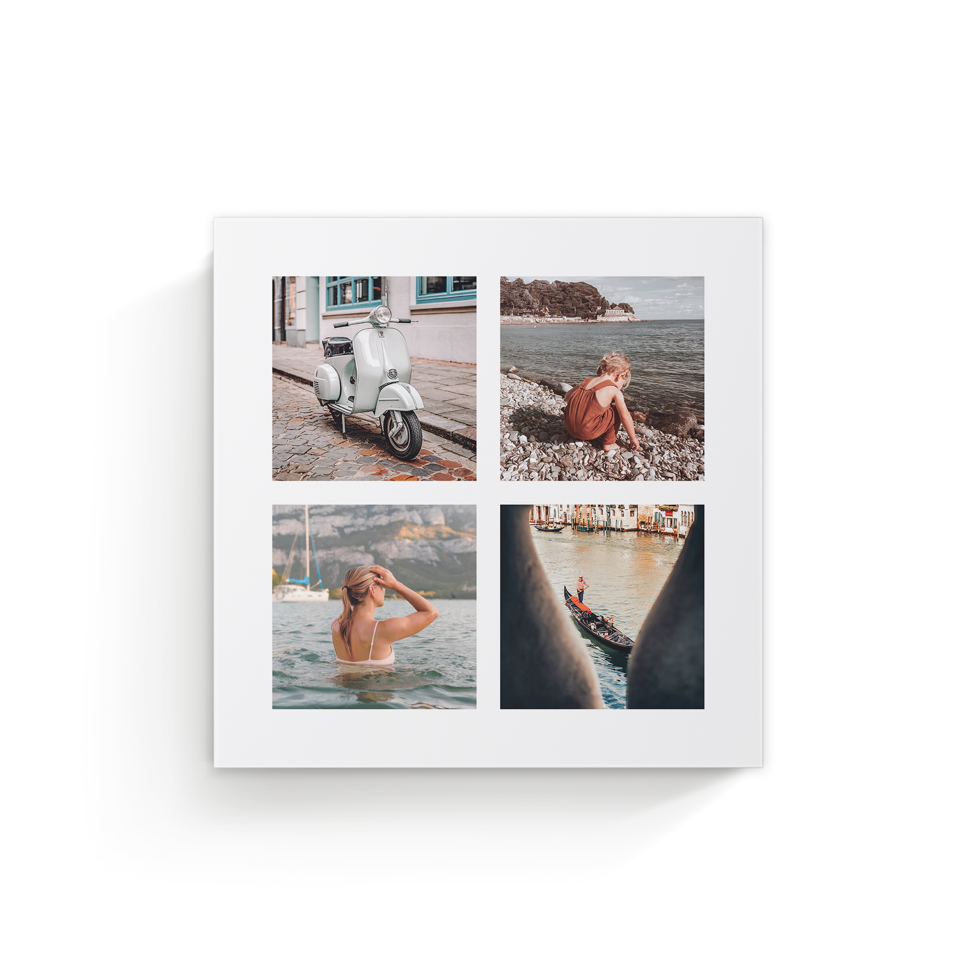 Personalised photo canvas