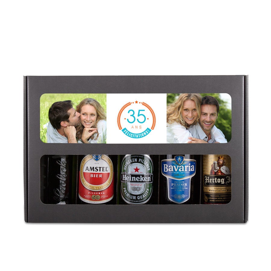 Coffret à bières hollandaises - Anniversaire
