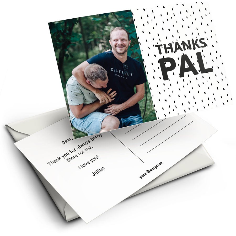 Card personalizat - mulțumesc