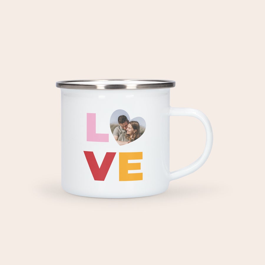 Mug émaillé personnalisé Mug émaillé personnalisé