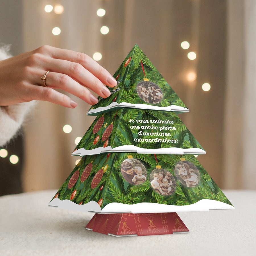Sapin de Noël en papier personnalisé- DIY Sapin de Noël en papier personnalisé- DIY