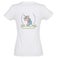 Koszulka trykotowa Unicorm - kobiety - biała - S