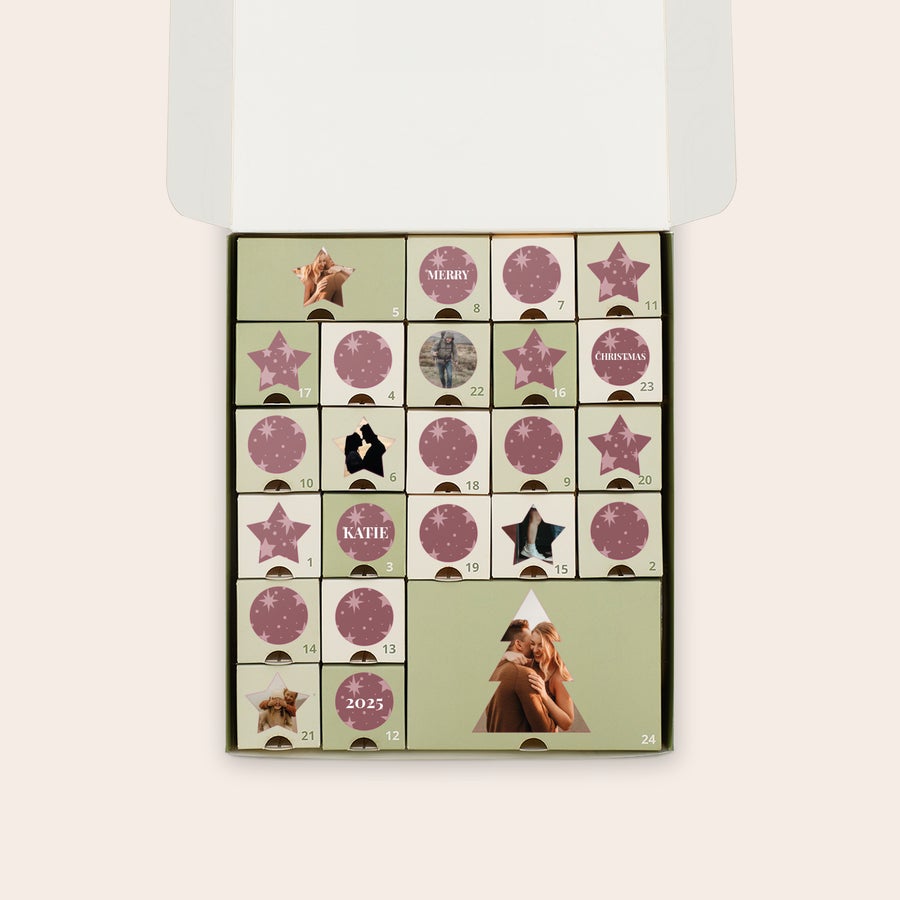 Personalised DIY advent calendar - S - 19 x 22 x 4,1 cm Personalised DIY advent calendar - S - 19 x 22 x 4,1 cm