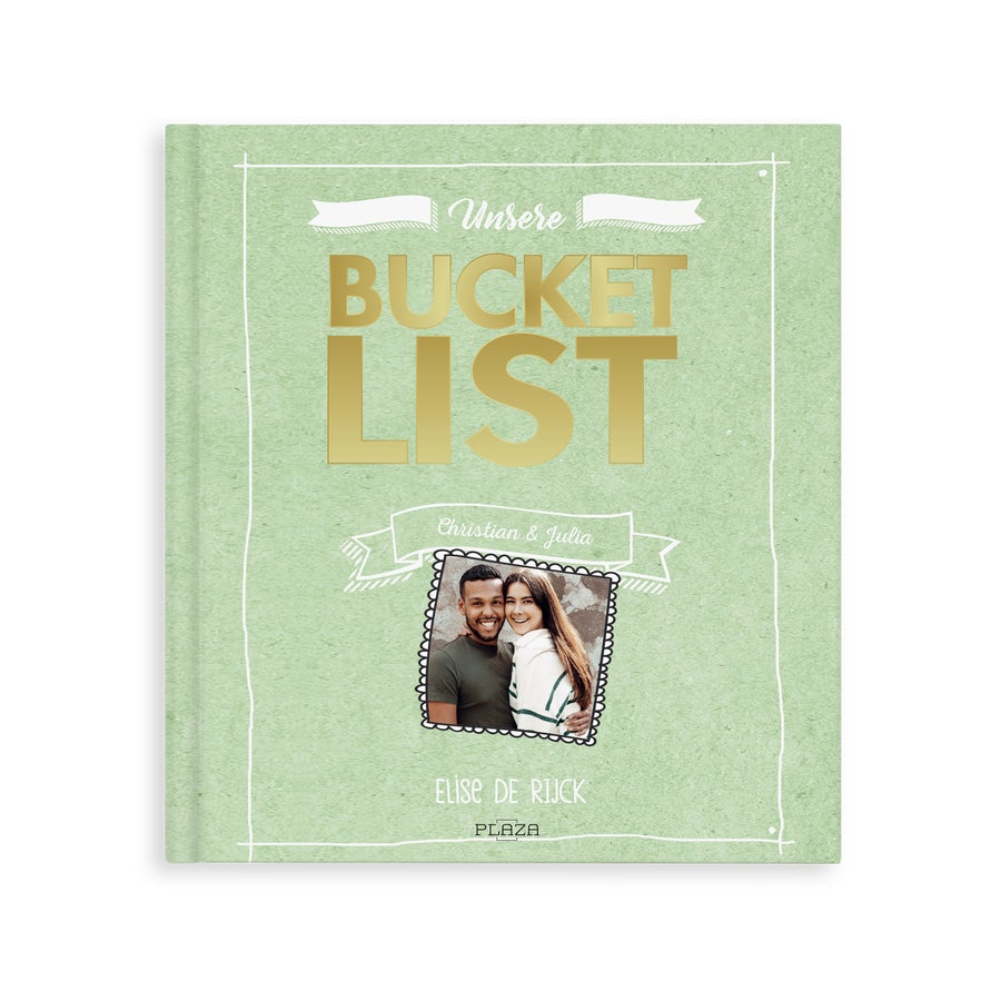 Personalisiertes Bucket List Buch für Paare
