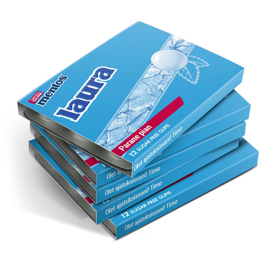 Mentosin purukumi - 24 pakkausta