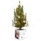 Mini árvore edição natal em vaso personalizado