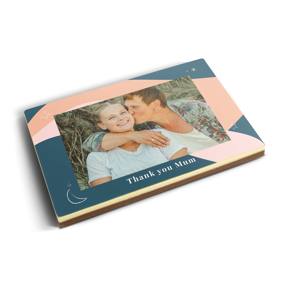 Foto en tarjeta de chocolate - 240gram