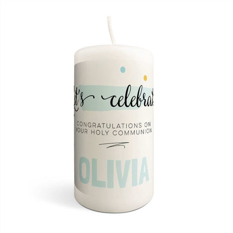 Personalised candle - Communion