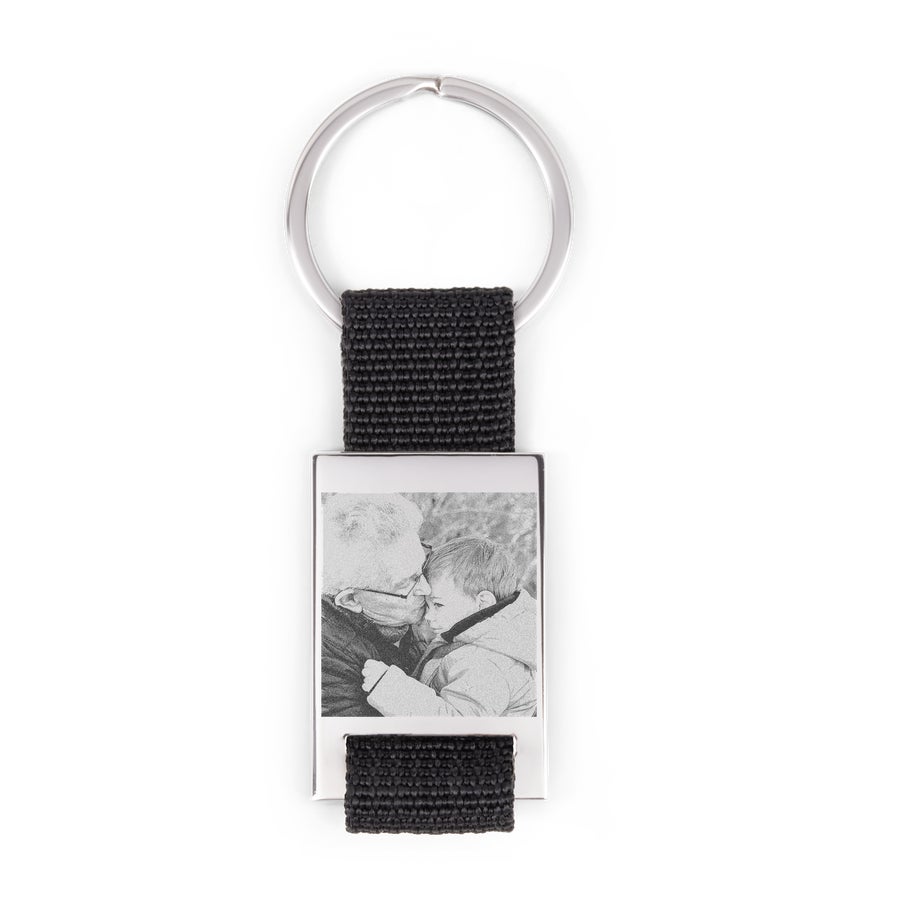 Sleutelhanger graveren met foto Sleutelhanger graveren met foto