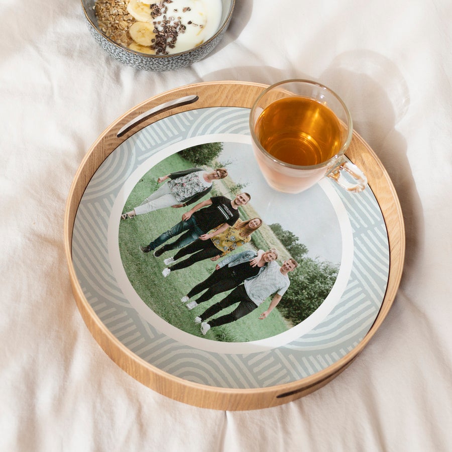 Personalised serving platter - Round
