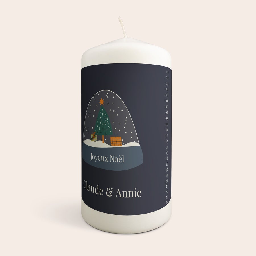 Bougie de l'avent  Bougie de l'avent
